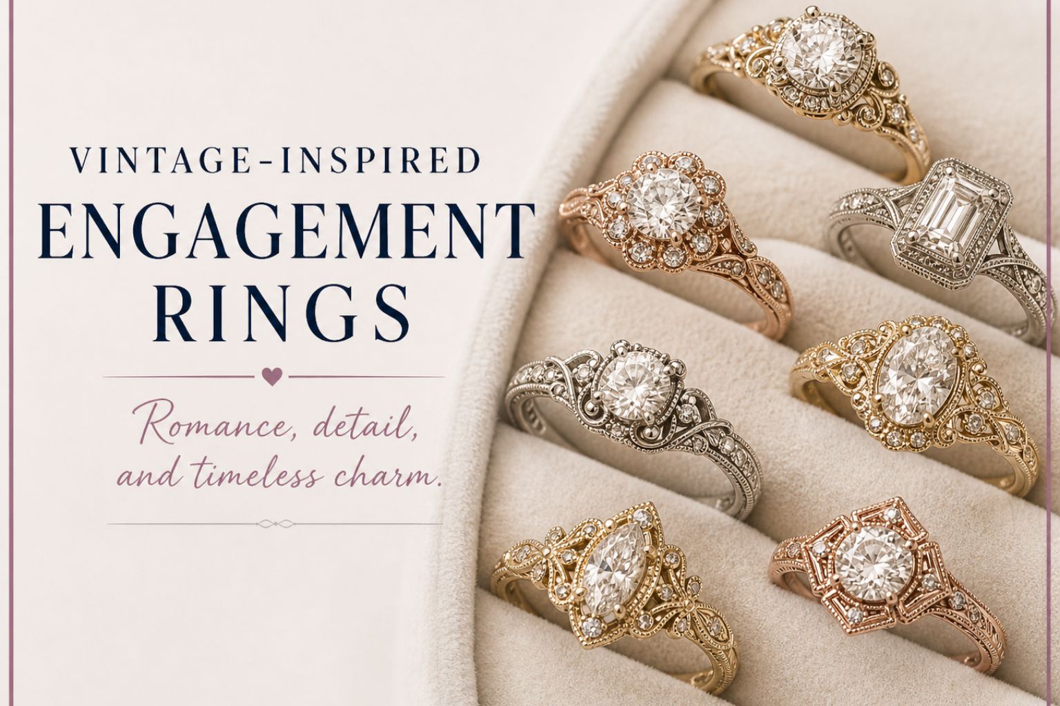 Vintage Inspired Engagement Rings